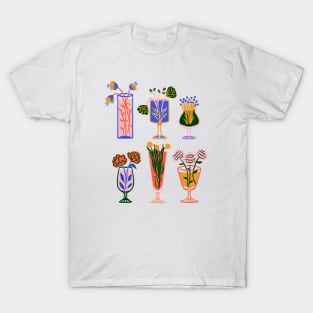 Floral cocktails T-Shirt